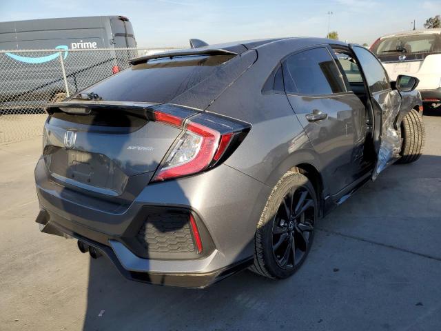 SHHFK7H43JU424763 - 2018 HONDA CIVIC SPOR GRAY photo 4