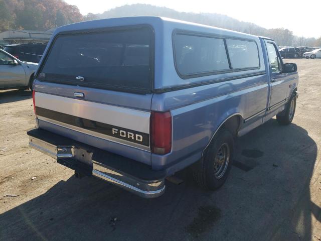 1FTEF15Y7TNA33254 - 1996 FORD F150 BLUE photo 4