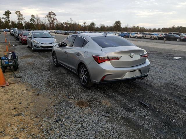 19UDE2F72KA013320 - 2019 ACURA ILX PREMIU SILVER photo 2