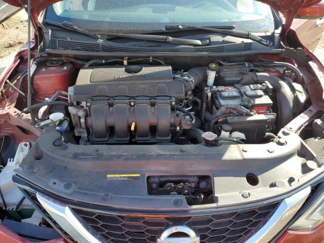 3N1AB7APXGY239206 - 2016 NISSAN SENTRA S RED photo 7