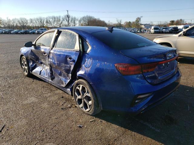 3KPF24AD6KE118237 - 2019 KIA FORTE FE BLUE photo 10