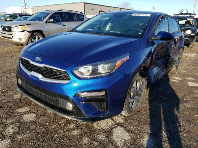 3KPF24AD6KE118237 - 2019 KIA FORTE FE BLUE photo 2