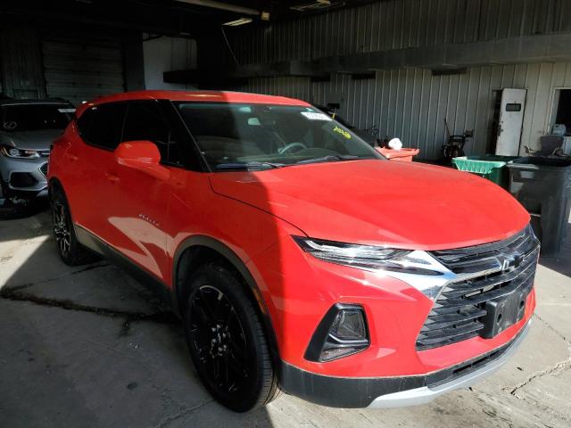 3GNKBCR42MS519289 - 2021 CHEVROLET BLAZER 2LT RED photo 1