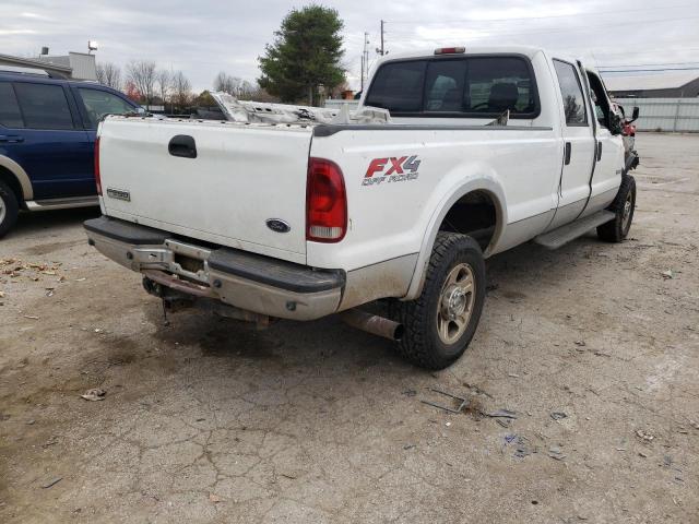 1FTWW31P35EB58476 - 2005 FORD F350 SRW S WHITE photo 4