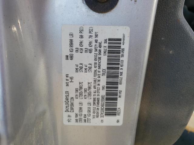 3D7KS28CX6G155081 - 2006 DODGE RAM 2500 S SILVER photo 12