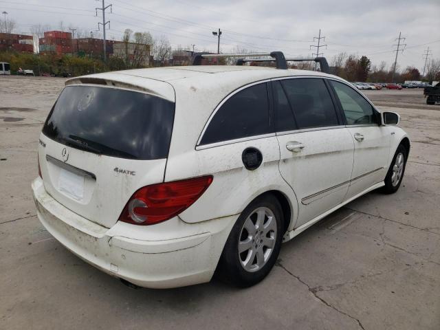 4JGCB22E77A047098 - 2007 MERCEDES-BENZ R 320 CDI WHITE photo 4