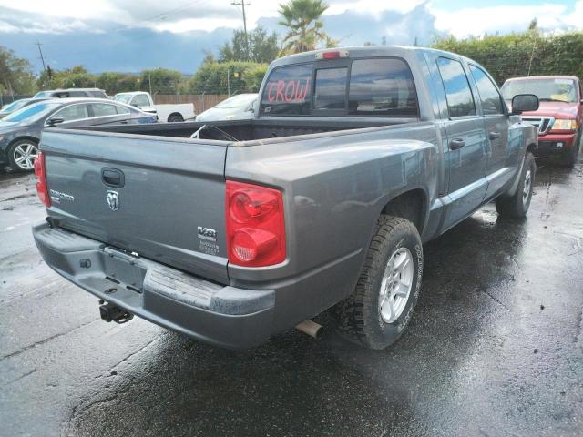 1D7HE48N15S166170 - 2005 DODGE DAKOTA QUA GRAY photo 4