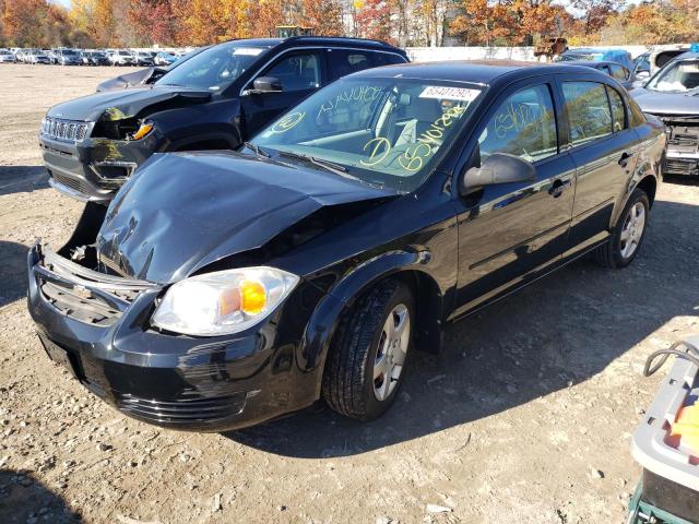 1G1AK52F757548565 - 2005 CHEVROLET COBALT BLACK photo 2