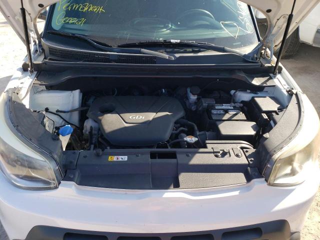 KNDJN2A25E7085448 - 2014 KIA SOUL WHITE photo 7