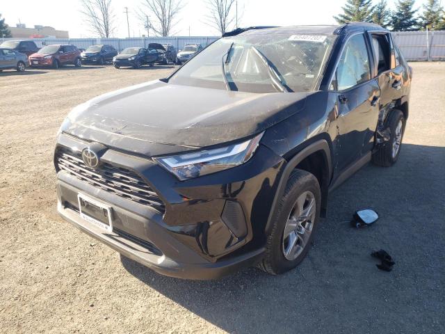 2T3R1RFV1NC279748 - 2022 TOYOTA RAV4 XLE BLACK photo 2