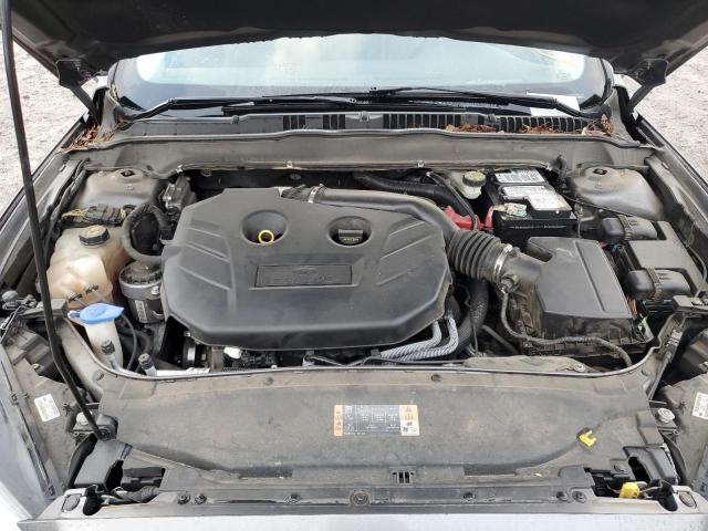 3FA6P0K9XER335121 - 2014 FORD FUSION TIT GRAY photo 7