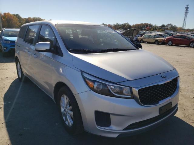 KNDMA5C18G6150087 - 2016 KIA SEDONA L SILVER photo 1