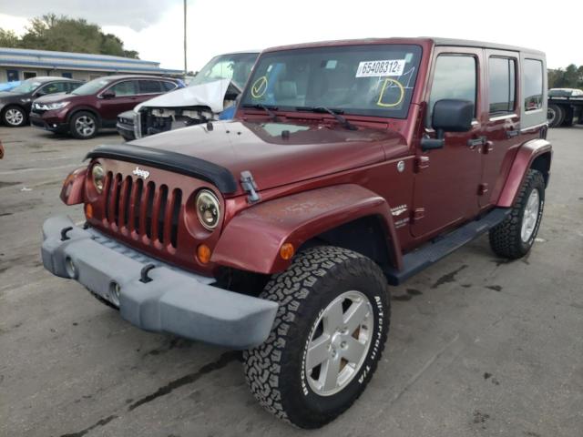 1J8GA59167L227909 - 2007 JEEP WRANGLER S ბურგუნდია ფოტო 2