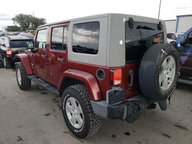 1J8GA59167L227909 - 2007 JEEP WRANGLER S ბურგუნდია ფოტო 3