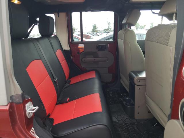 1J8GA59167L227909 - 2007 JEEP WRANGLER S ბურგუნდია ფოტო 6