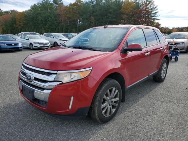 2FMDK4JC6BBA95091 - 2011 FORD EDGE RED photo 2