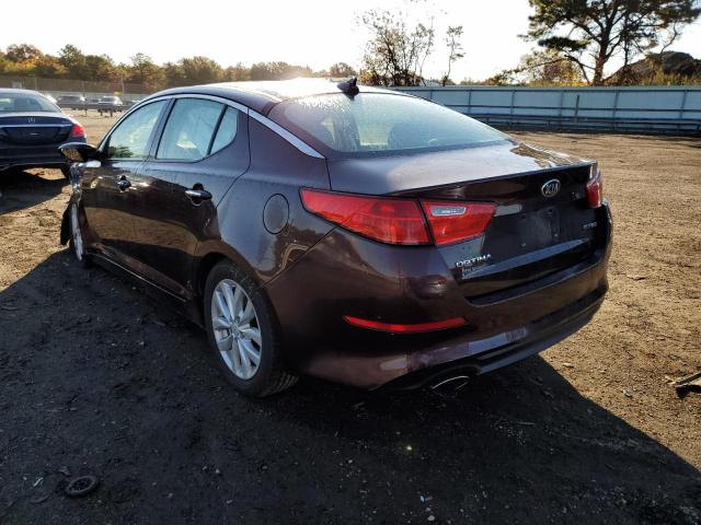 5XXGN4A72FG481833 - 2015 KIA OPTIMA BURGUNDY photo 3