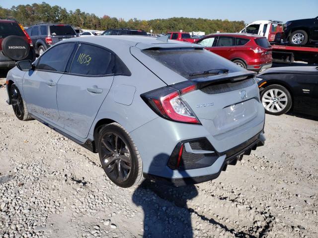 SHHFK7H44MU425814 - 2021 HONDA CIVIC SPOR GRAY photo 3