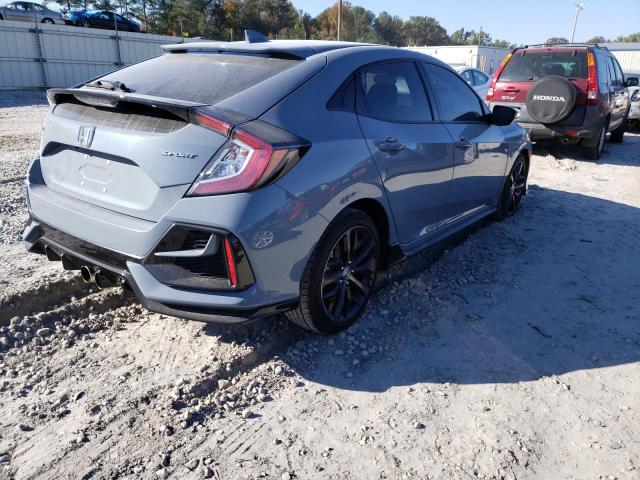 SHHFK7H44MU425814 - 2021 HONDA CIVIC SPOR GRAY photo 4