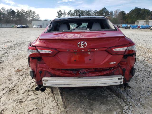 4T1B61HKXKU269066 - 2019 TOYOTA CAMRY XSE RED photo 6