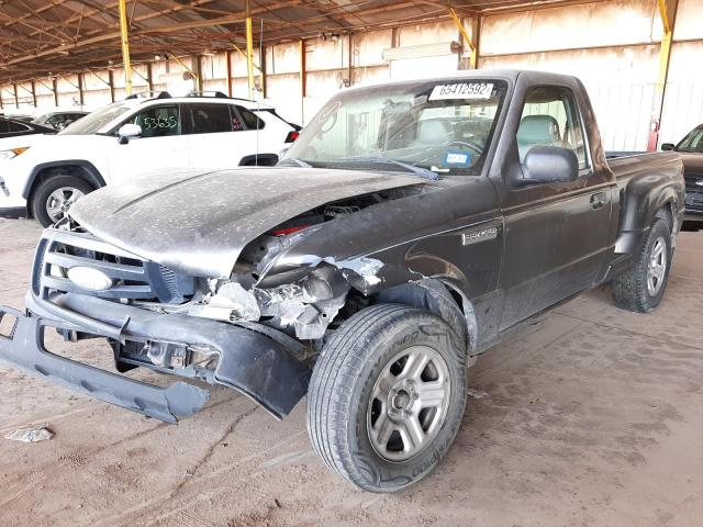 1FTYR10DX6PA25151 - 2006 FORD RANGER GRAY photo 2