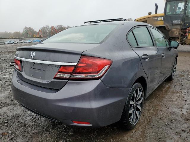 2HGFB2F91FH547144 - 2015 HONDA CIVIC EXL 灰色 照片 4