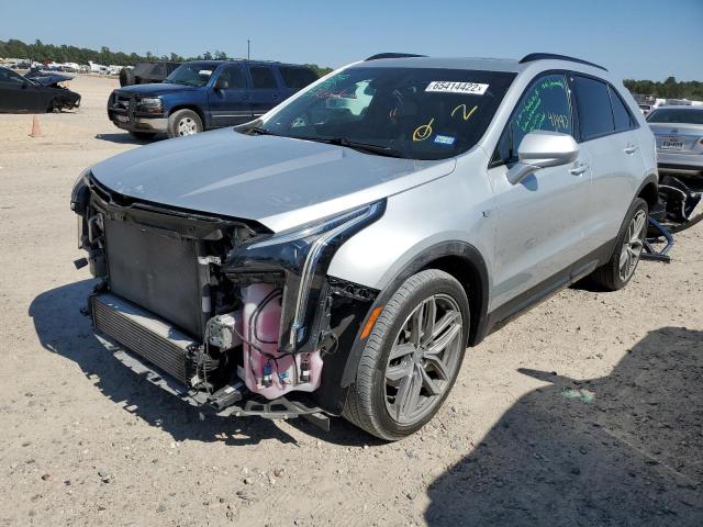 1GYFZER49KF121963 - 2019 CADILLAC XT4 SPORT SILVER photo 2