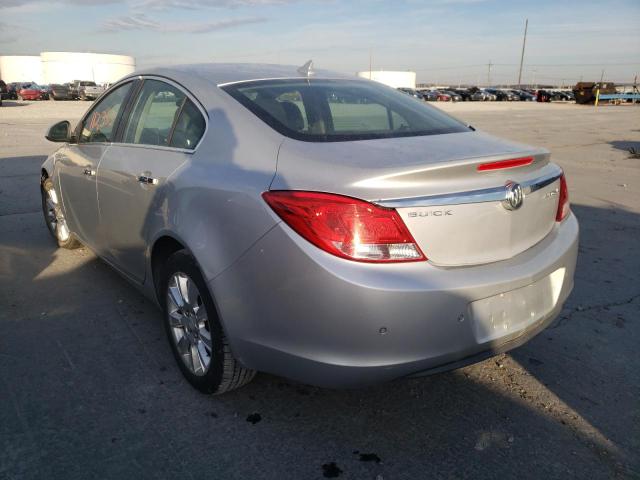 2G4GS5ER3D9158417 - 2013 BUICK REGAL PREM SILVER photo 3