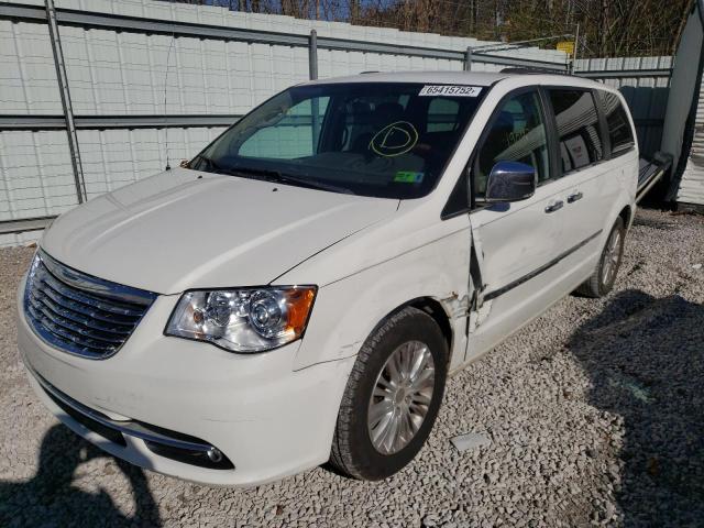 2C4RC1GGXCR250122 - 2012 CHRYSLER TOWN AND C WHITE photo 2