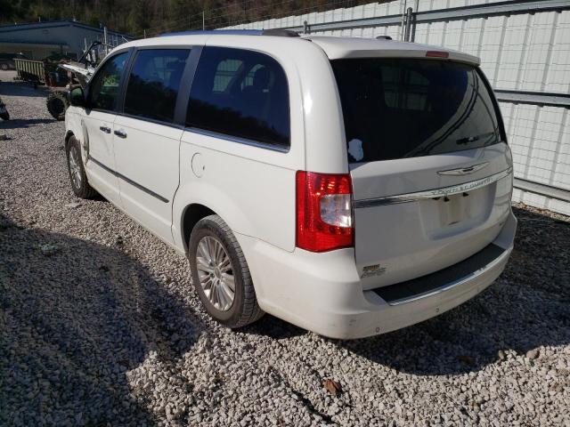 2C4RC1GGXCR250122 - 2012 CHRYSLER TOWN AND C WHITE photo 3