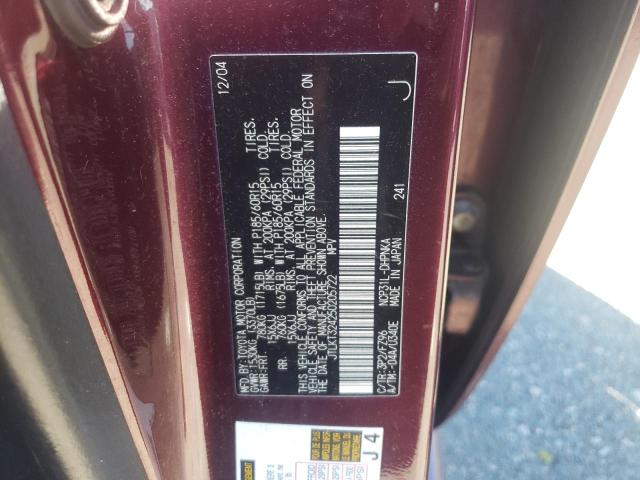 JTLKT324250205722 - 2005 TOYOTA SCION XB Bordo fotoğraf 10