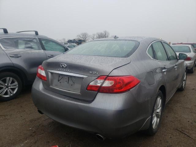 JN1BY1AR1BM373955 - 2011 INFINITI M37 X GRAY photo 4