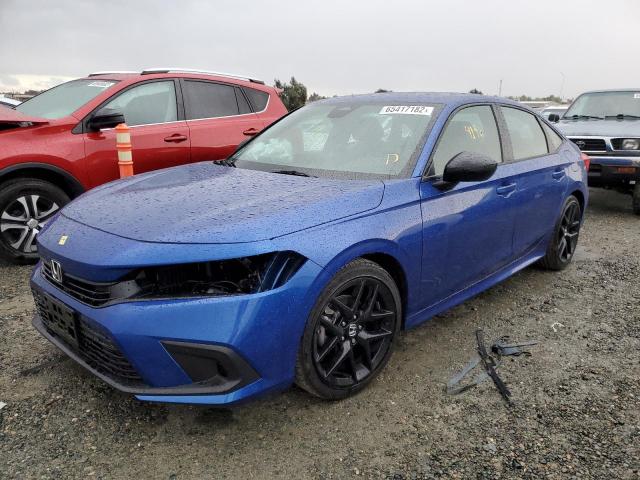 2HGFE2F56NH599999 - 2022 HONDA CIVIC SPOR 蓝色 照片 2