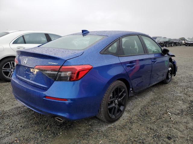 2HGFE2F56NH599999 - 2022 HONDA CIVIC SPOR 蓝色 照片 4