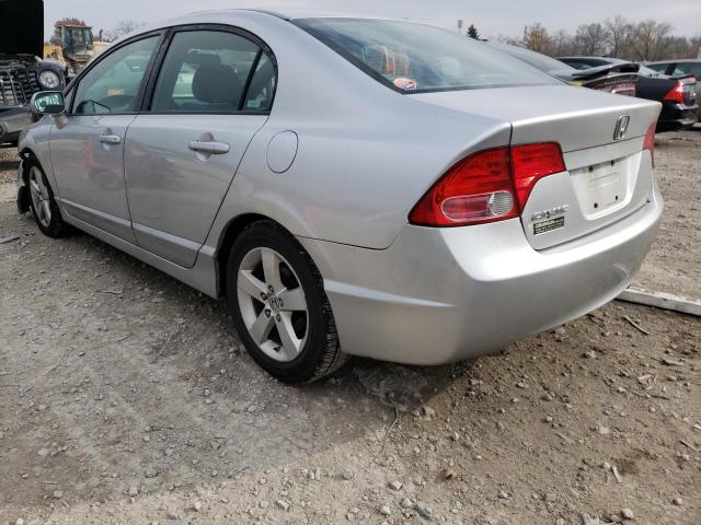 1HGFA16808L066490 - 2008 HONDA CIVIC EX SILVER photo 3