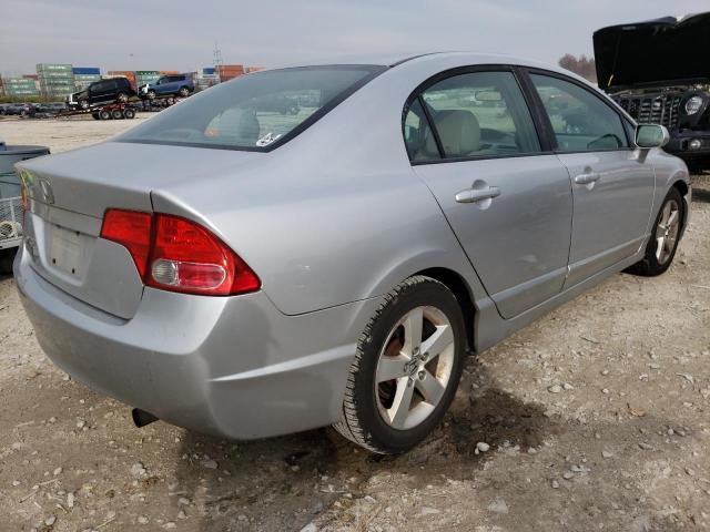 1HGFA16808L066490 - 2008 HONDA CIVIC EX SILVER photo 4