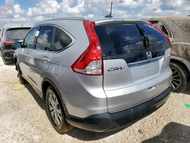 2HKRM4H74CH627988 - 2012 HONDA CR-V EXL SILVER photo 3