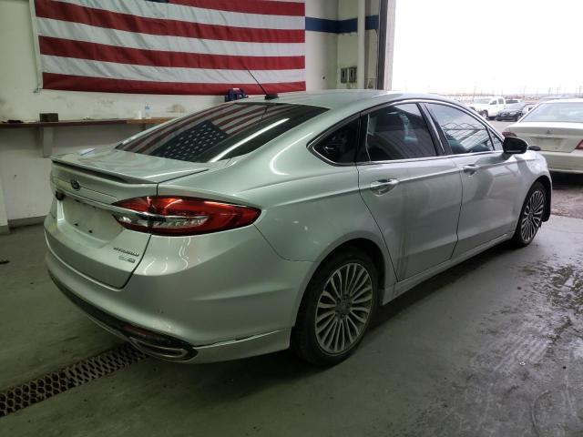 3FA6P0D94JR138839 - 2018 FORD FUSION TIT SILVER photo 4