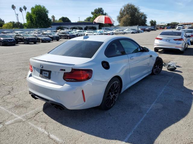 WBS2U7C04L7E52851 - 2020 BMW M2 COMPETI GRAY photo 4