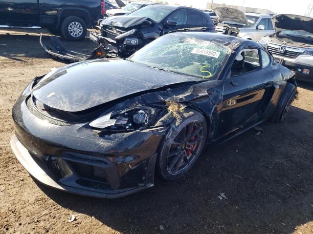 WP0AC2A83MS289297 - 2021 PORSCHE CAYMAN GT4 BLACK photo 2