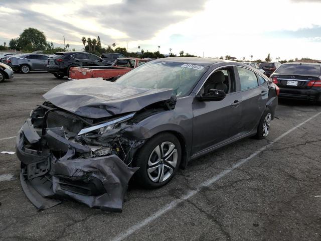 2HGFC2F52JH504841 - 2018 HONDA CIVIC LX GRAY photo 2