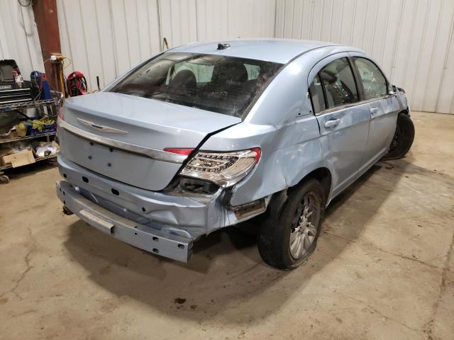 1C3CCBAG4EN101505 - 2014 CHRYSLER 200 LX BLUE photo 4