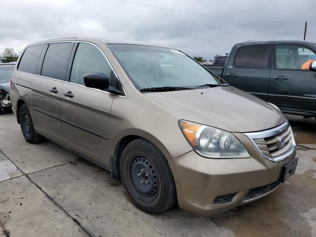 5FNRL3H2XAB004694 - 2010 HONDA ODYSSEY LX BEIGE photo 1