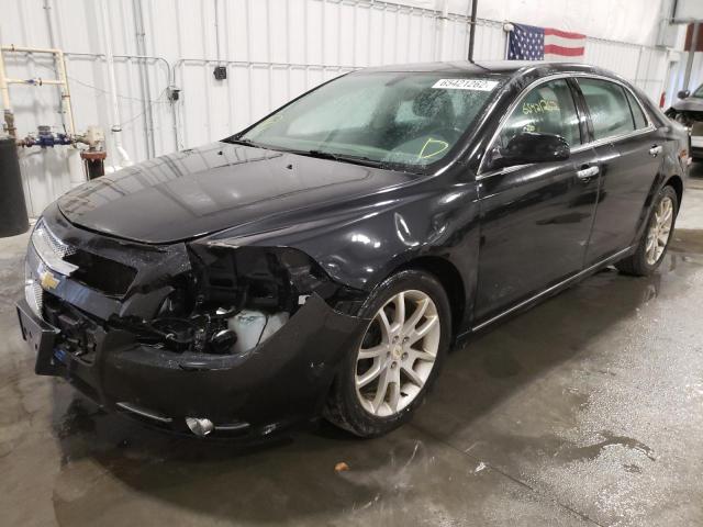 1G1ZE5E76BF386170 - 2011 CHEVROLET MALIBU LTZ ნაცრისფერი ფოტო 2