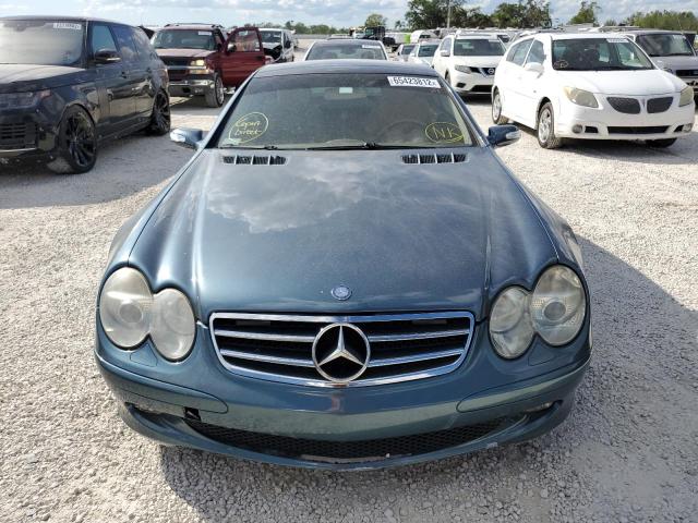 WDBSK76F55F096931 - 2005 MERCEDES-BENZ SL 600 TEAL photo 5