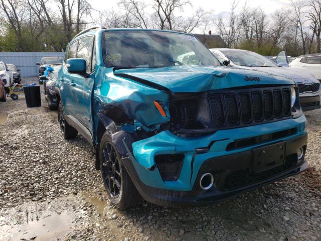 ZACNJBBB7LPL39749 - 2020 JEEP RENEGADE L TURQUOISE photo 1