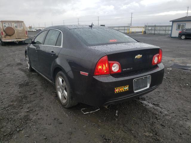 1G1ZC5EB2AF300880 - 2010 CHEVROLET MALIBU 1LT შავი ფოტო 3