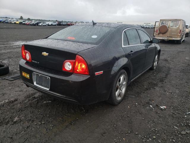 1G1ZC5EB2AF300880 - 2010 CHEVROLET MALIBU 1LT შავი ფოტო 4