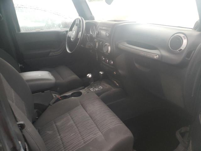 1C4GJWAG3CL253116 - 2012 JEEP WRANGLER S BLACK photo 5