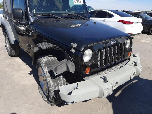 1C4GJWAG3CL253116 - 2012 JEEP WRANGLER S BLACK photo 9